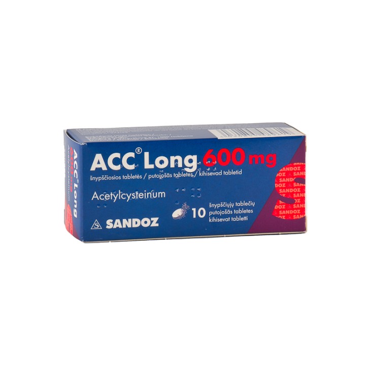 ACC LONG 600mg putojošās tabletes N10